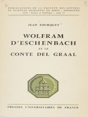 cover image of Wolfram d'Eschenbach et le Conte del Graal